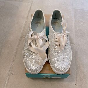 Glitter Lace Up Sneakers